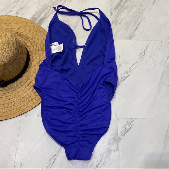 New! The Bikini Lab Purple One Piece Swimsuit S - Picture 3 of 10